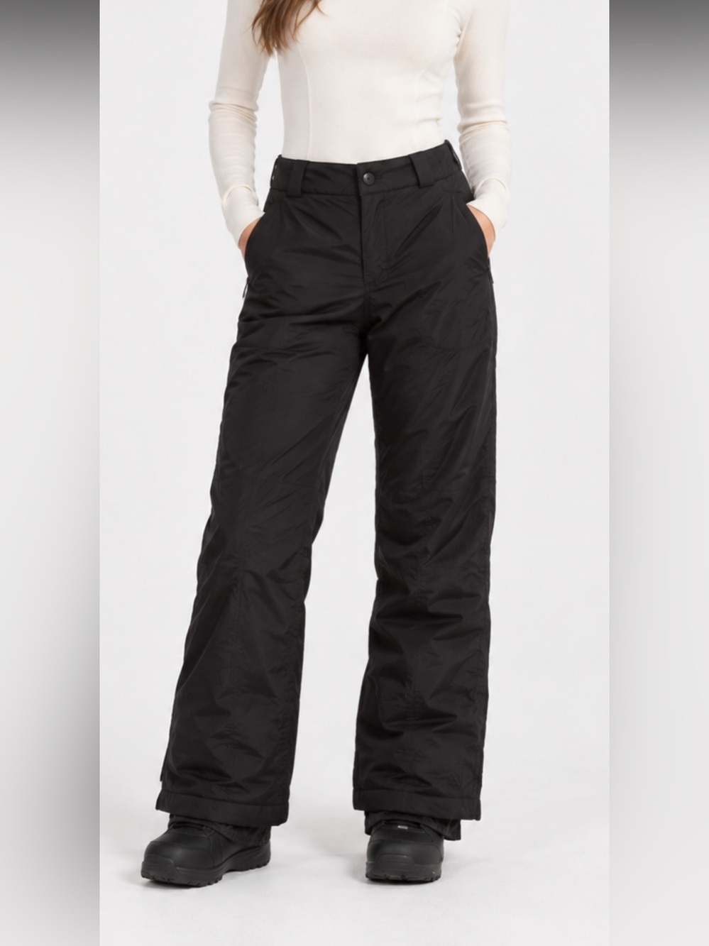 Champion Women’s Small Black Insulated Wide Leg Snow Ski Pants